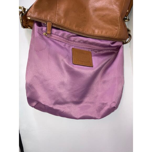 COACH 14783 LARGE BROWN SMOOTH LEATHER HANDBAG, SHOULDER BAG - Picture 12 of 16